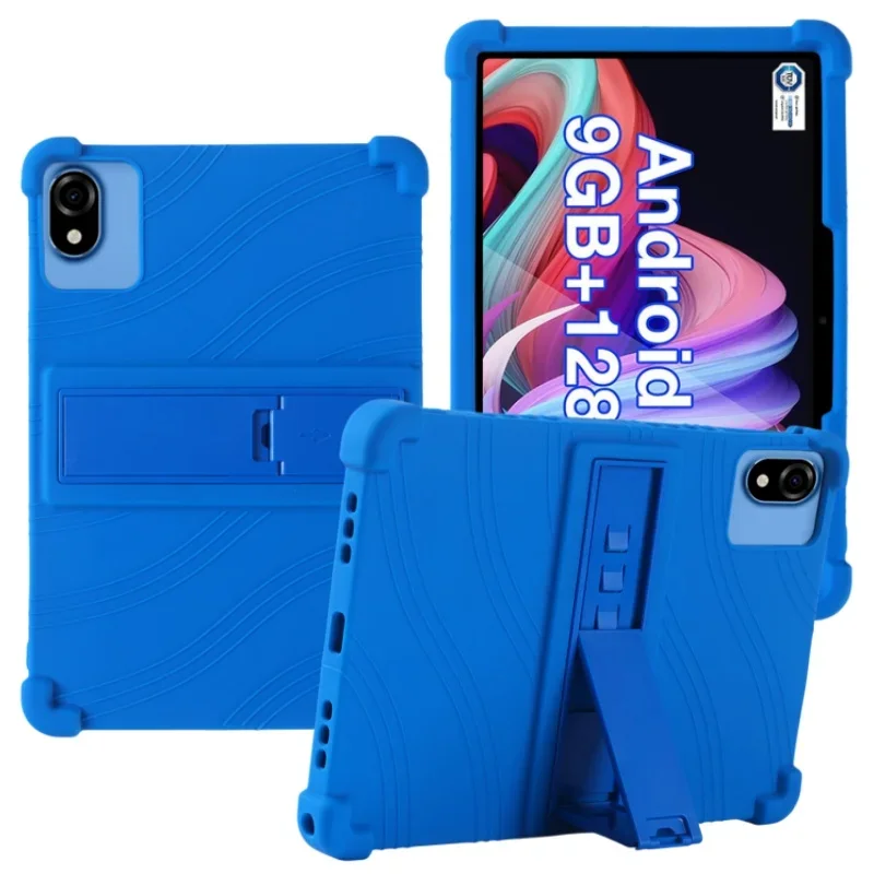 For Teclast P30 T P30T Case 10.1 inch Tablet PC Soft Silicone Shockproof Cover with Rear Kickstand Soft