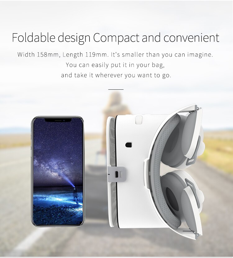 VR gläser Drahtlose Bluetooth VR Headset Virtuelle Realität Spiel liebhaber VR shinecon Brille helme Kasten Für Android IOS Telefon