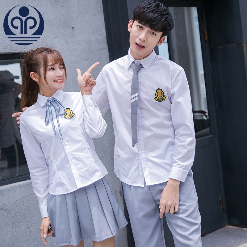 Stil skoleuniform japan stil sømandstøj studenteruniformer langærmet sæt england klasse bære uniformer d -0587