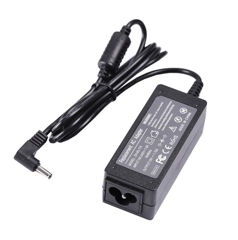 Adaptador de fuente de alimentación para ordenador portátil, cargador de pared con enchufe europeo y estadounidense para Asus Vivobook S200, S200E, L, X200T, F201E, Q200E, X201E, X202E, EXA1206CH