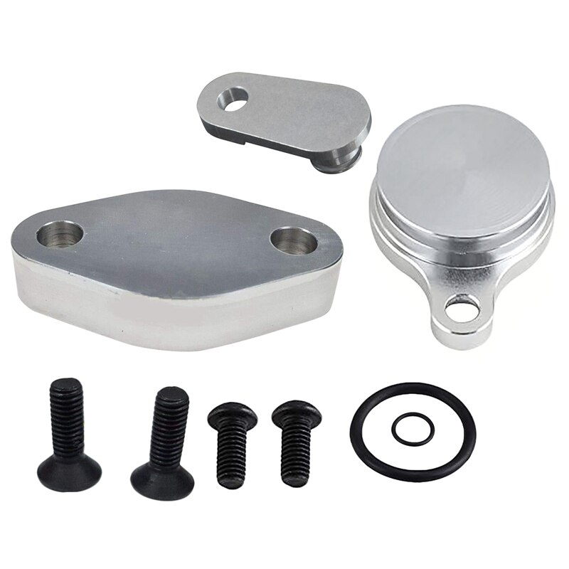 For Ls Truck Egr+Evap Purge Solenoid Plug Intake/Exhaust Block Off Plate 5.3 6.0 Lm7