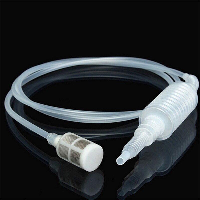 199CM Semi-automatic Home Brew Syphon Pack For Wine Making Hand Knead Siphon Filter Food Grade tube Transparent EJ878038