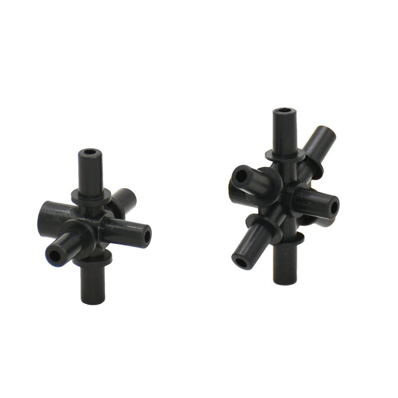 6mm 5-way water splitter 7-way Garden Water sprinkler Connectors Multiple Joint Hose Splitters Garden Irrigation Accessories 10p