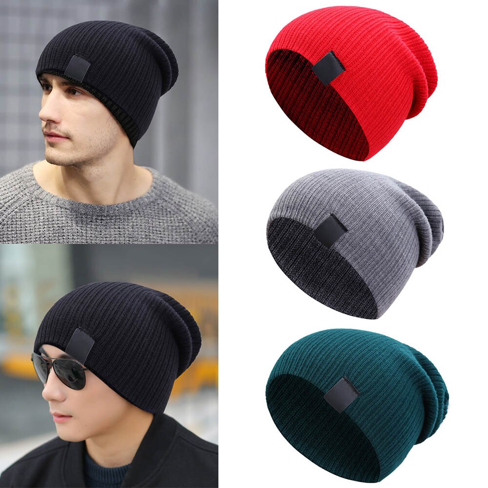 Gorro de punto suave para hombre y mujer, gorro de esquí, para exterior, YS-BUY