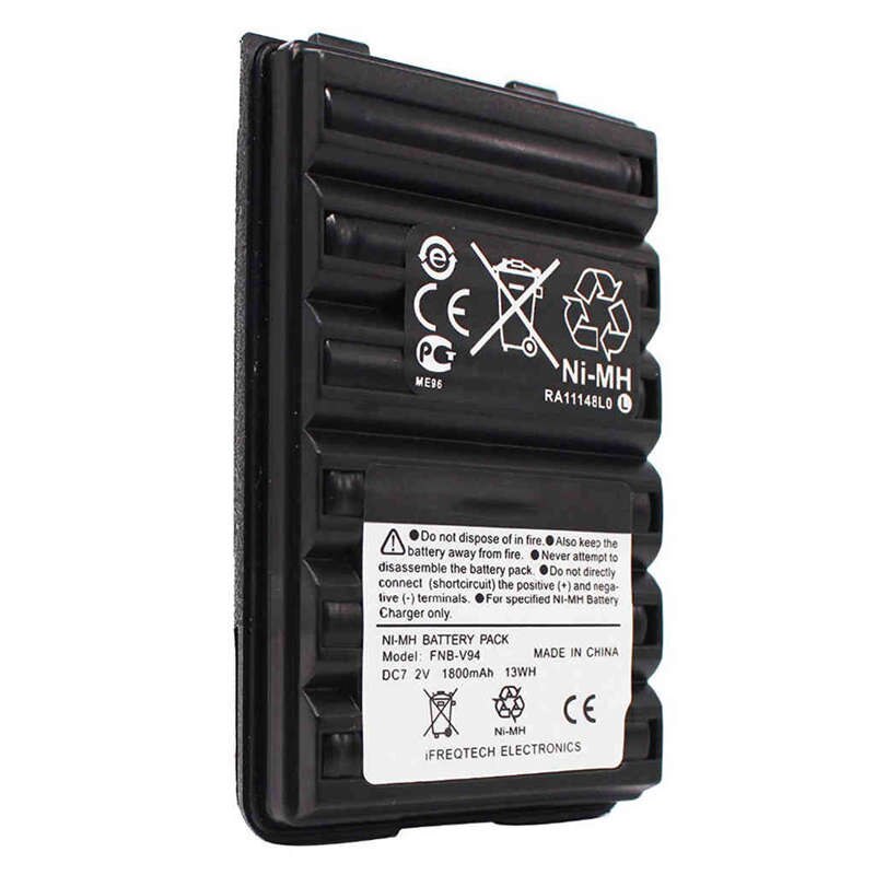 Fnb-V94 Fnb-83 Fnb-V57 1800Mah Battery For Yaesu Vertex Vx210 Vx400 Vx170 Ft-60