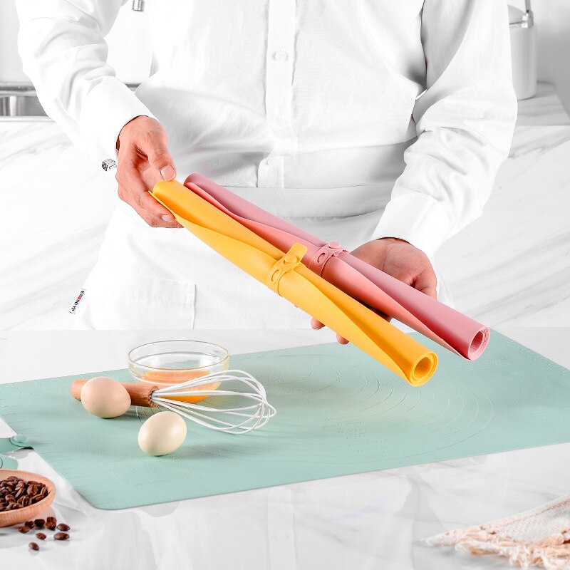 Silicone Mat for Dough Rolling Large Non-stick Cooking Kneading Pastry Sheet Pasta Mat Board Kitchen Accessories