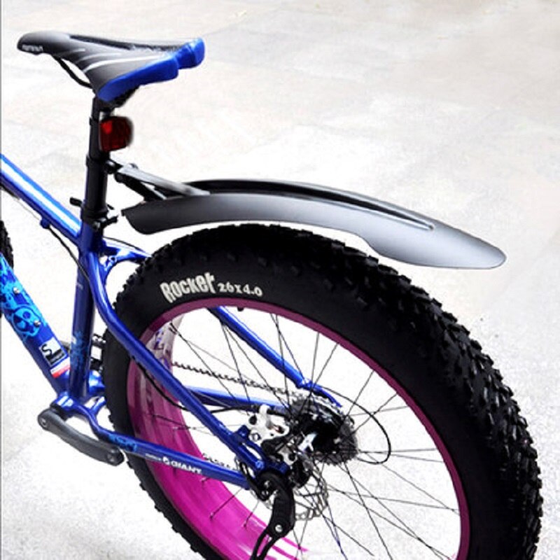 4.0 Wide Fat Bike Fender 26-27.5 inch Cycling Wings Bike Front Rear Mud guard For Fatbike Fender Durable Fat Bicycle Fenders