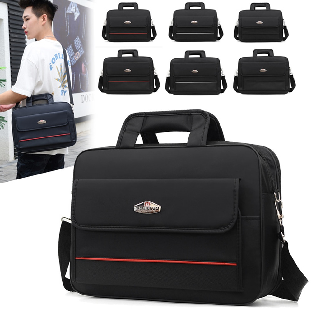 Men Business Nylon Briefcase Male 13 14 Inch Laptop Handbag Large Capacity Waterproof Shoulder Bag Crossbody Bags XA774ZC