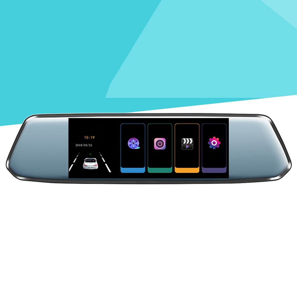 1080p 7 groothoek dubbele camera auto dashcam auto dvr achteruitkijkspiegel auto recorder auto voertuig auto achteruitrijcamera  a20