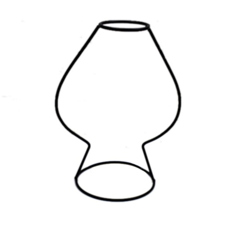 Smijern gjennomsiktig vase abstrakte svarte linjer minimalistisk abstrakt jernvase tørket blomstervasestativ ornamenter: B