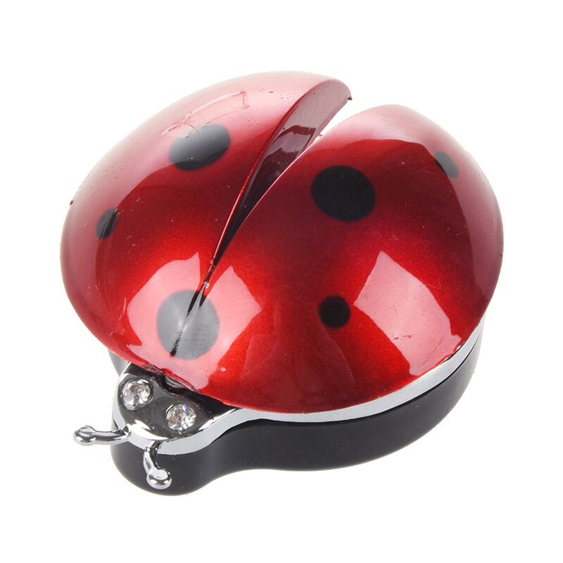 Car Air Vent Ladybug Fragrance Purifier Freshner Dark Red