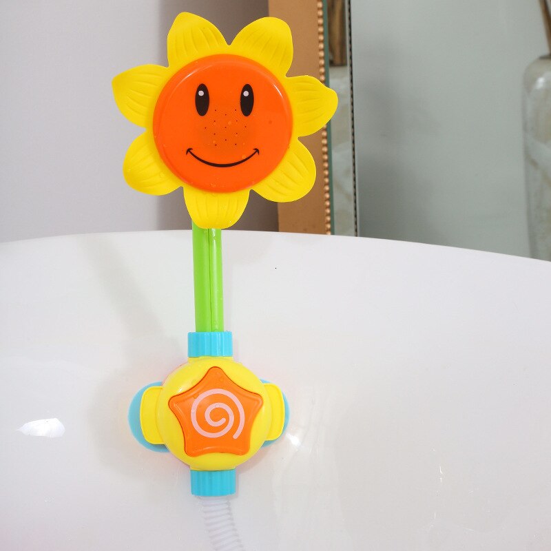bebé baño juguete bañera girasol ducha grifo Spray agua natación baño juguetes para niños agua divertida juego: Default Title