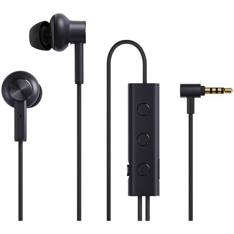 Original xiaomi anc-kopfhörer mit aktiver geräuschunterdrückung, 3.5mm- buchsenschnittstelle, in-ear-mikrofon-leitungssteuerung für mainstream-telefone