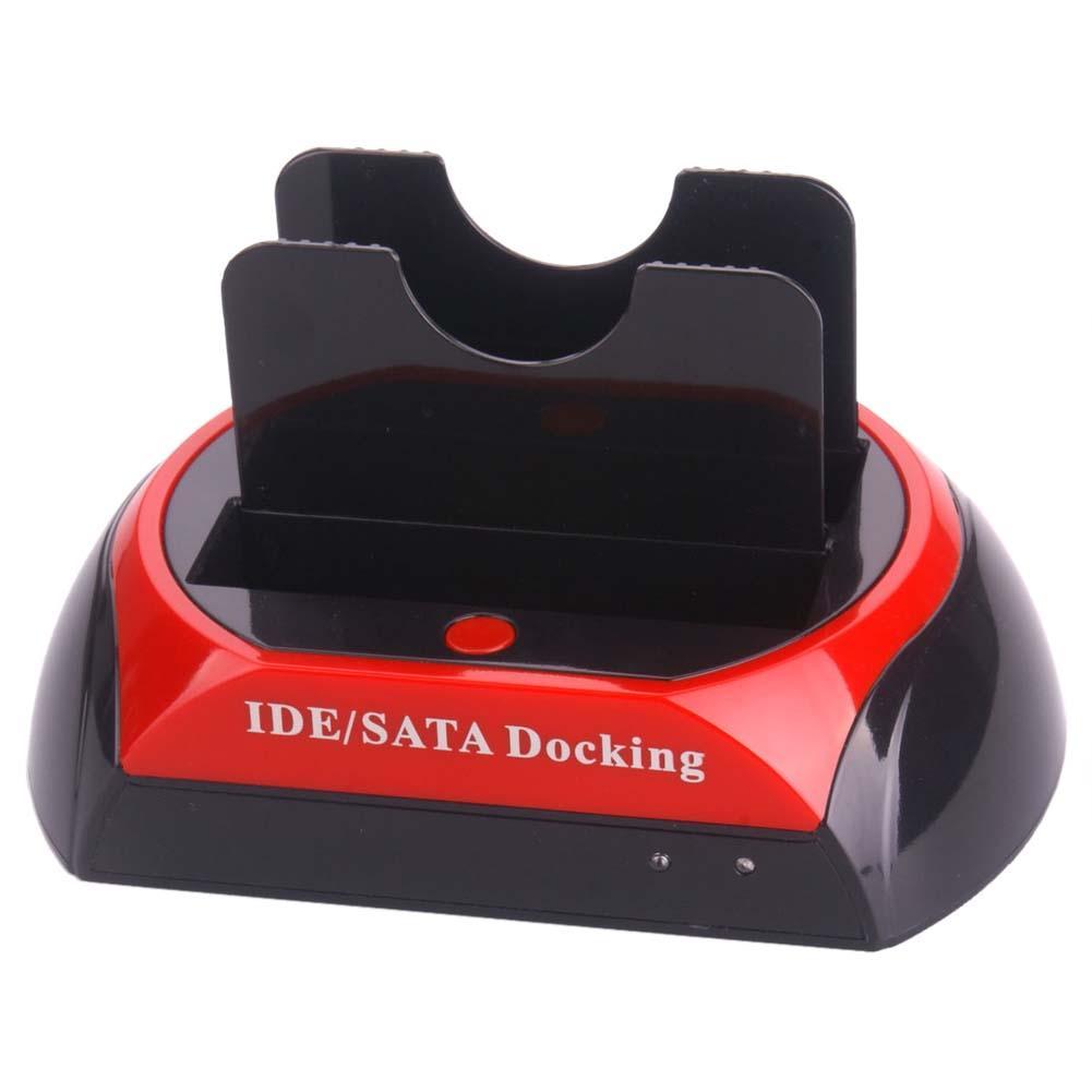 Dual 2.5 "3.5" IDE SATA HDD Harde Schijf Disk Dock Docking Station Kaartlezer