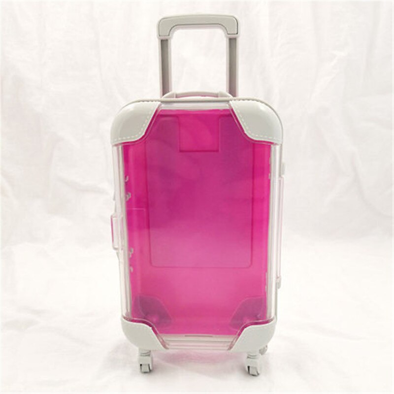 cute suitcase luggage eyelash packaging for mink lashes: only 10 lash box / 8