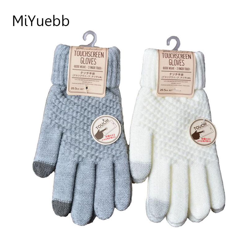 Adult woman Men Touch Screen Gloves and child Kids Boy girl Knit Gloves Winter Warm Full finger Gloves ST8