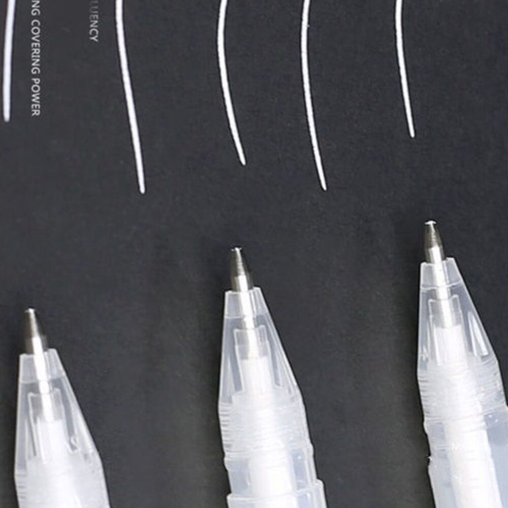 Wit Marker Pen Schetsen Schilderen Pennen Art Briefpapier Levert Wit Marker Pen E20 Posca Markers