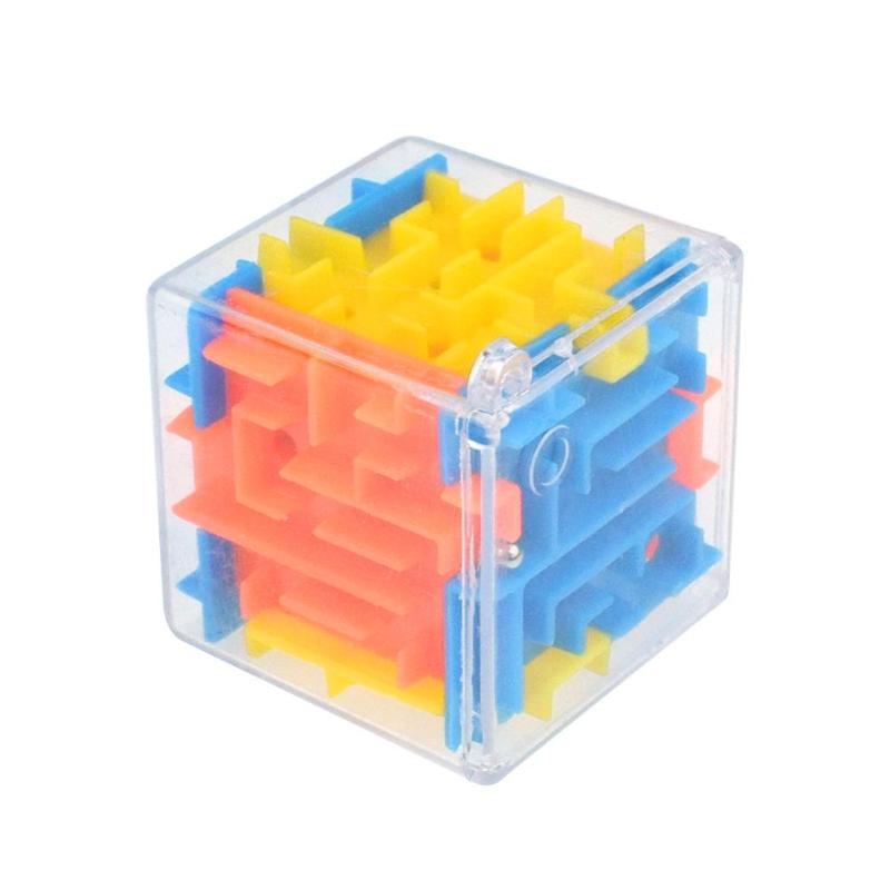 3D Magische Kubus Puzzel Doolhof Speelgoed Kinderen Kids Educatief Decompressie Capsule Speelgoed Nieuwjaar Xmas Grappig Kleur Cool kraal