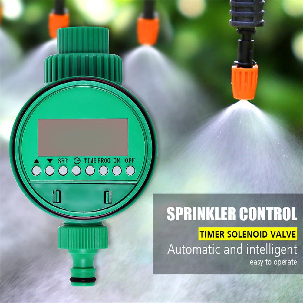 Outdoor Smart Timed Ball Valve Irrigation Controller Electronic Garden Watering System Timer Control Device Automatic Sprinkler: Default Title