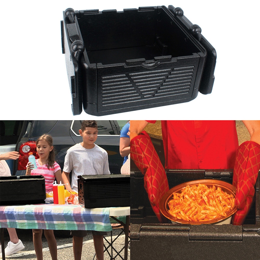 24 Cans Chill Chest Cooler Collapsible Portable Outdoor Thermos Wine Whisky Ice Bucket Insulated Waterproof Cool Storage Box