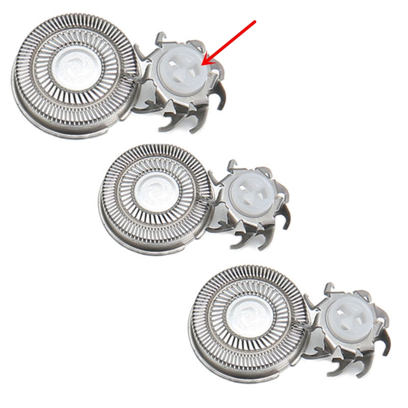 3 Stück Elektro rasierer kopf Ersatz für Flyco fr8 fs339 fs376 fs372 fs867 fs360 fs856 fs858 Rasierklinge Rasierklinge: Silber