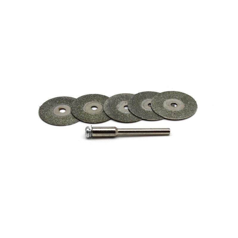 5 kpl 22mm hiomatimanttileikkausterää poranterä +1 karaa dremelille