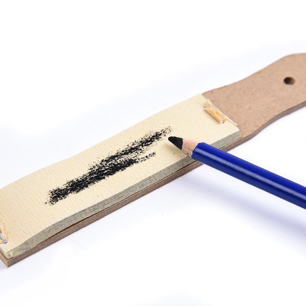 Sandpaper Sharpener - 2 Pieces Sketch Sandpaper Pencil Sharpener Lead Pointer Art Drawing Tool For Children, Students, Artists
