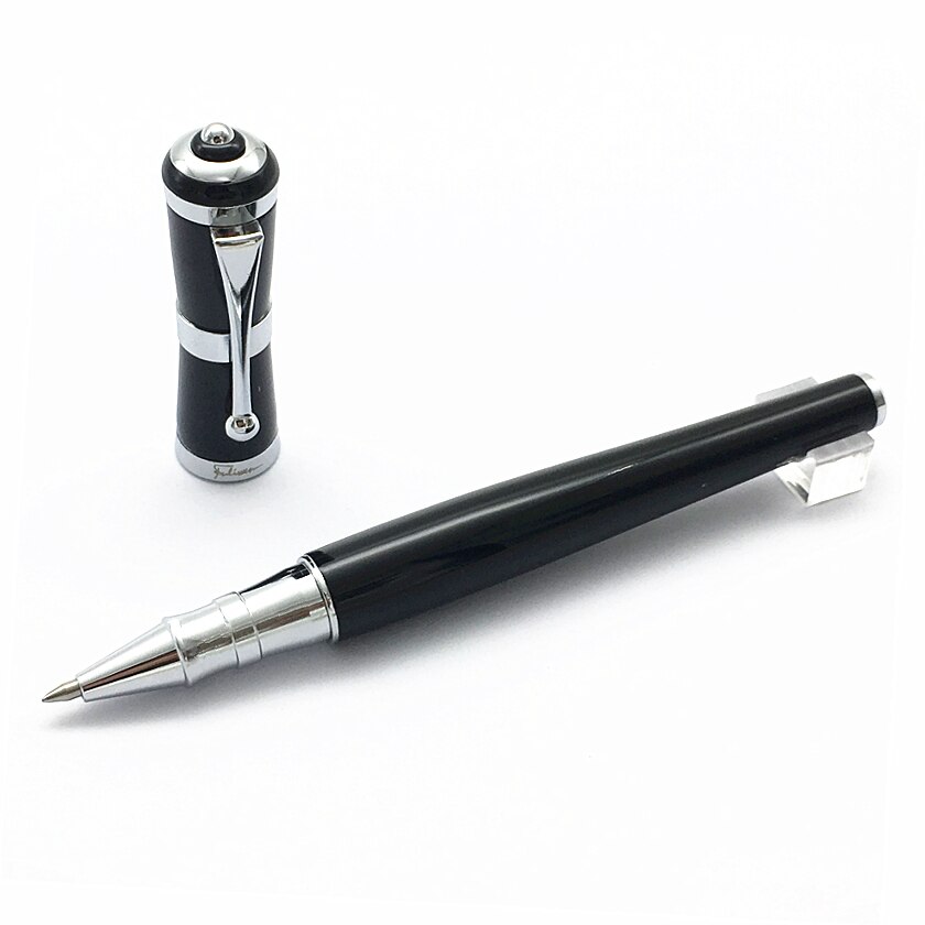 LUXURY FULIWEN MONT STYLE BLACK METAL PEN UNIQUE WRITING FOUNTAIN PEN