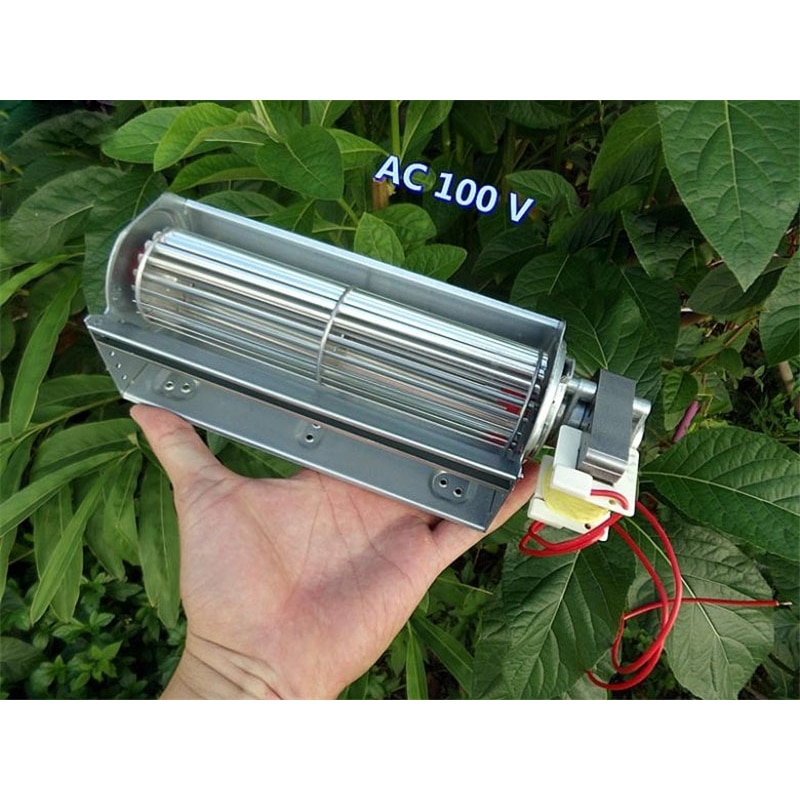 C2 Cross-Flow Ventilator Air Blower Met Wind Wiel Hart Cup AC100V Cover Pole Motor