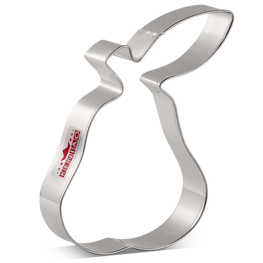 Keniao Fruit Cookie Cutter-Aardbei, Peer, Citroen, Druif, Granaatappel, Cherry, banaan Biscuit Fondant Snijders-Rvs: Pear
