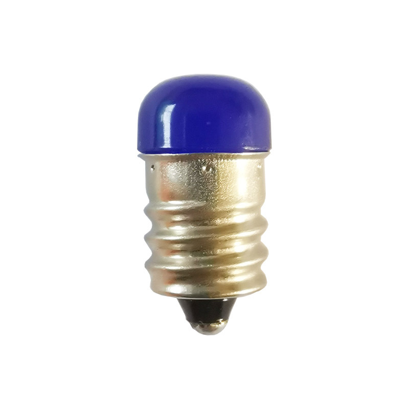 Bombilla Mini bombilla Led E12 5V 12v 24v 110v 220v 1W foco rojo vela verde luz 12 24 voltios decoración lámpara del hogar rojo amarillo: Azul / 7 W