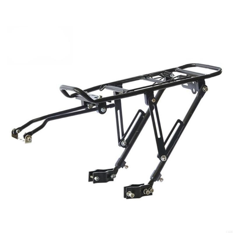 Fietsbagagedrager achterop de fiets, bagagedrager met snelsluiting voor mountainbike of racefiets.