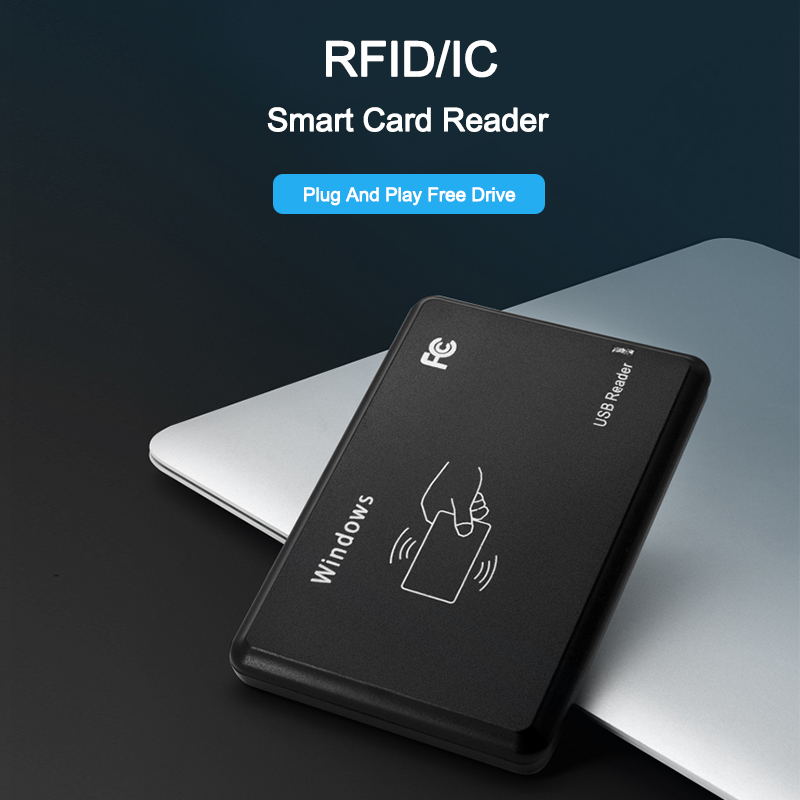 Eseye 13.56Mhz RFID Reader 14443A Proximity Smart IC Card USB Sensor Reader upport Window System Access Control Card Reader
