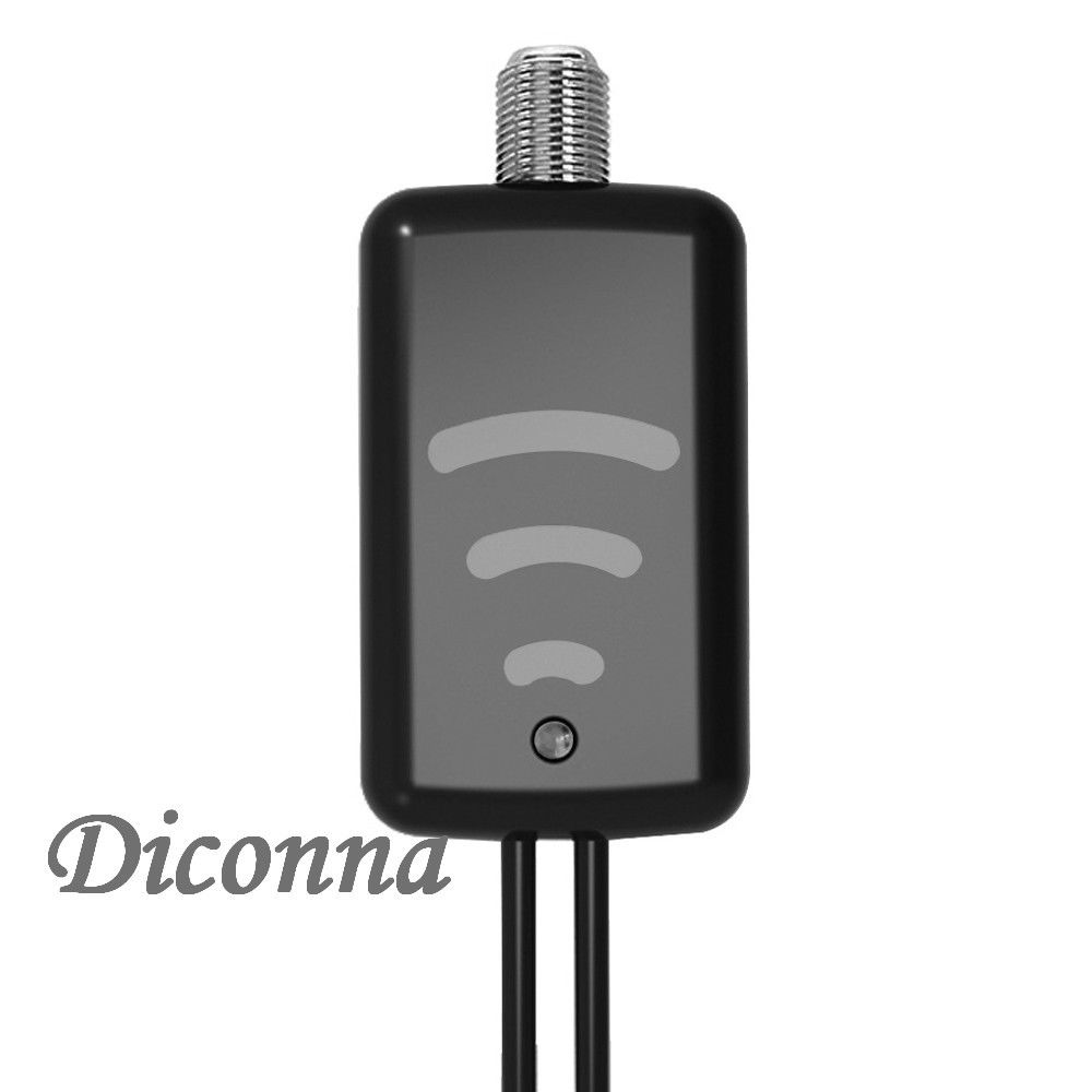 HDTV Antenna Amplifier Signal Booster TV High Gain Channel Boost Indoor