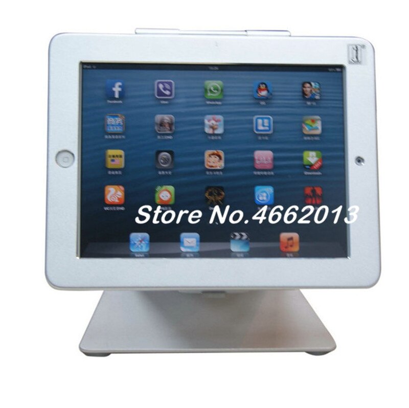 security desktop stand for iPad 2 3 4 air1 2 Pro 9.7 tablet with lock holder display rack bracket mounting on table anti-theft