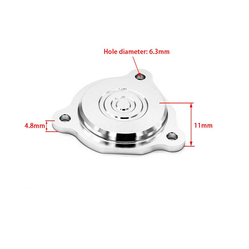 Aluminum Blow Off Valve block plate turbo blanking plate fit for Ford Cosworth Turbo BOV Sierra Probe