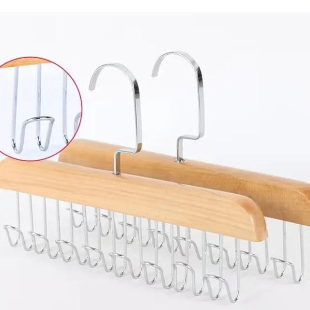 Gancho multifunción para el hogar, perchas para calcetines, dormitorios para estudiantes, Clips para pantalones con múltiples clips, colgador de ropa de organización: M / Verde claro