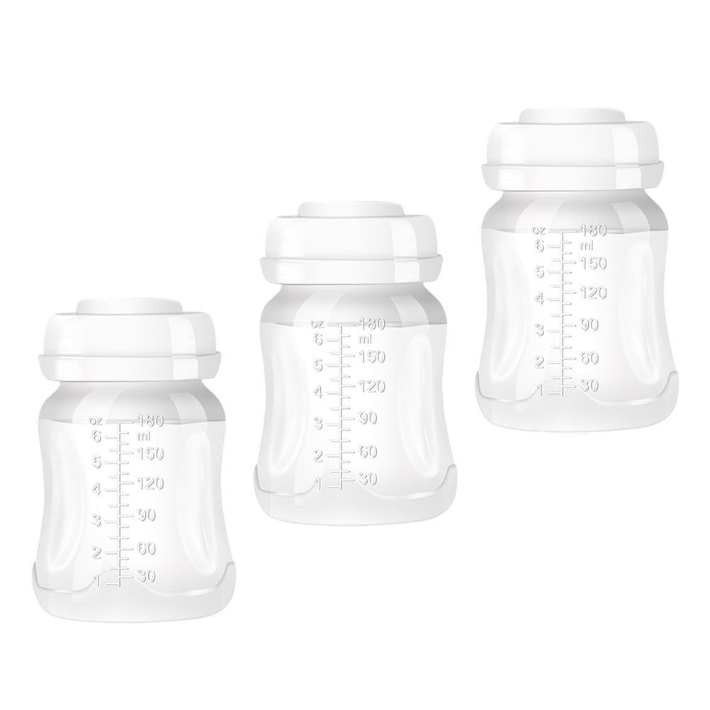 3 stücke Kunststoff Brust Behälter Flasche Pflege Flasche Baby Flasche