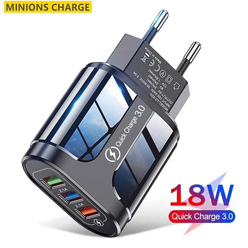 usb fast charger quick charge 3.0 4.0 universal wall mobile phone tablet chargers for iphone 11 samsung huawei charging charger