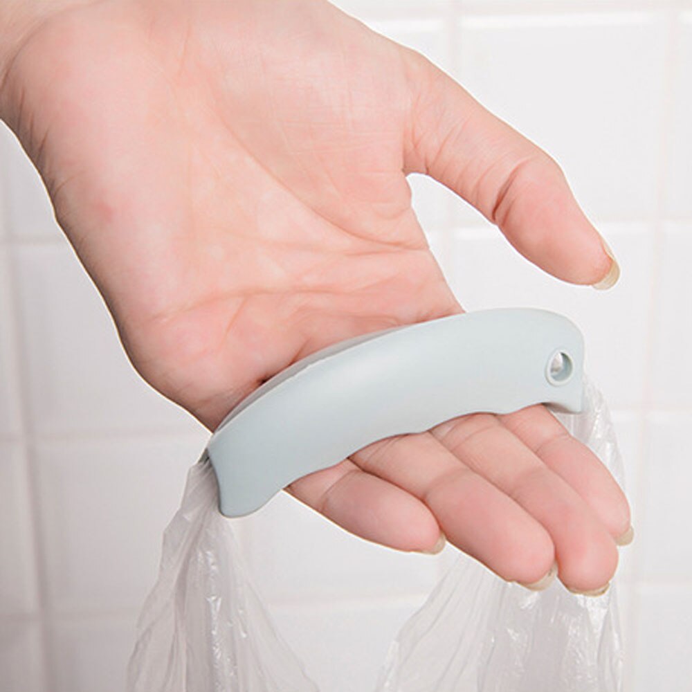 1PC Silicone Shopping Bag Clips Handle Carrier Mention Dish for Shopping Bag Carry Handle Clips Kitchen Organizer Accessories