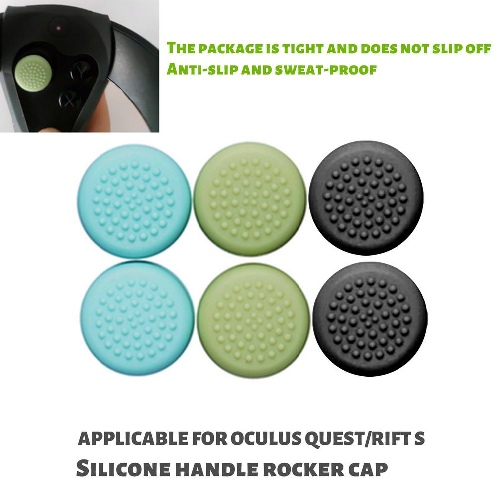 Siliconen Thumb Stick Grips Cover Caps Voor Oculus Quest 2 Vr Controller Thumbstick Caps Voor Oculus Quest 1 2 Rift S Vr Accessorie