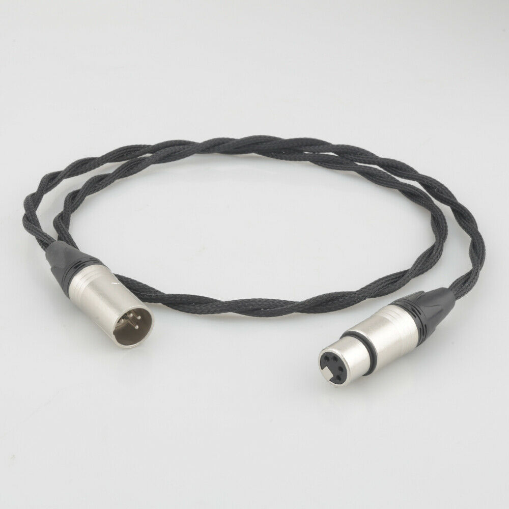 HiFi 4Pin XLR Balance Stecker auf 4Pin XLR Balance Buchse Kopfhörer Verlängerungskabel