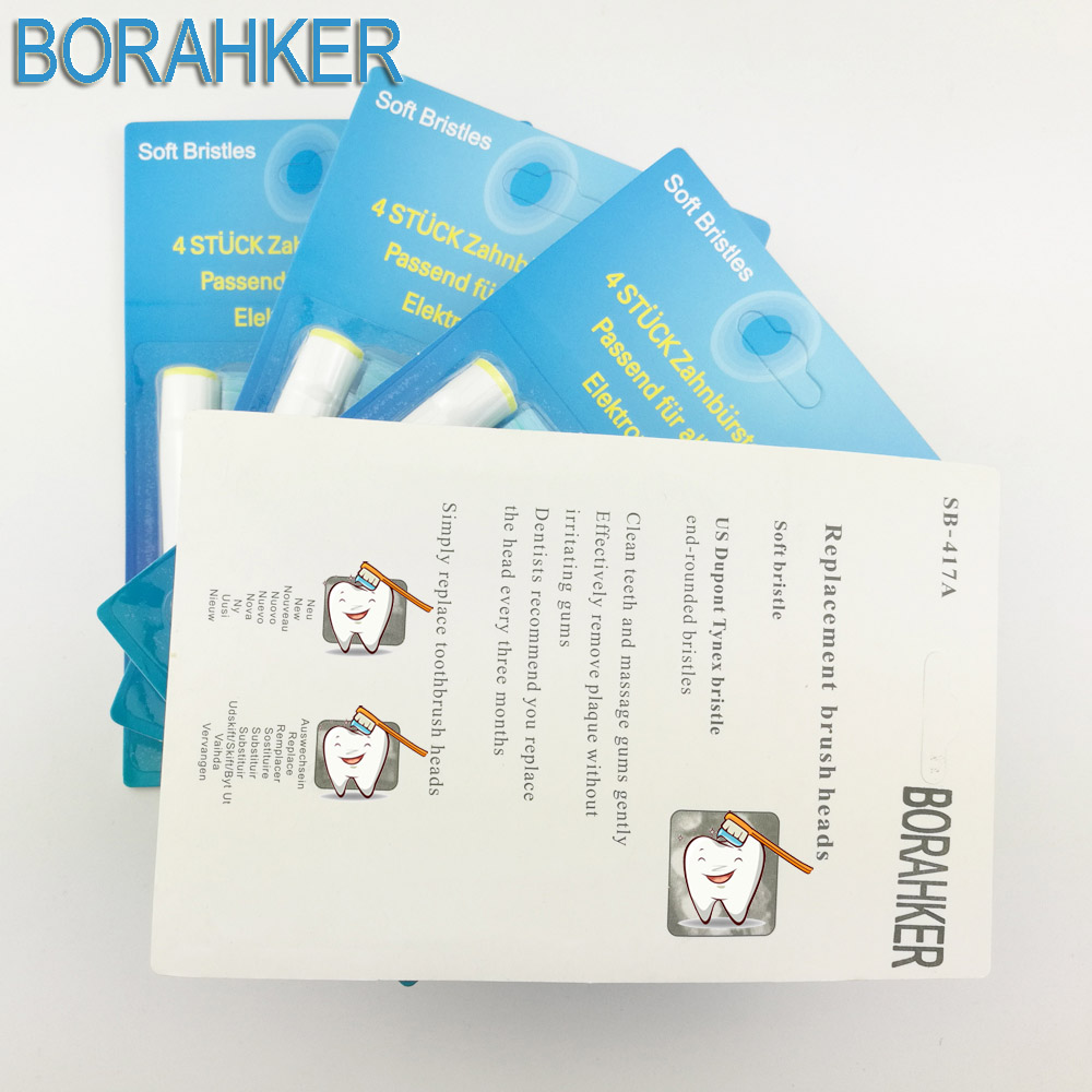 Fil dentaire Action/Trizone/Action croisée/double propre/sonique/Pul brosse à dents électrique sonique têtes de rechange précision Oral propre 10 paquet: SB-417A