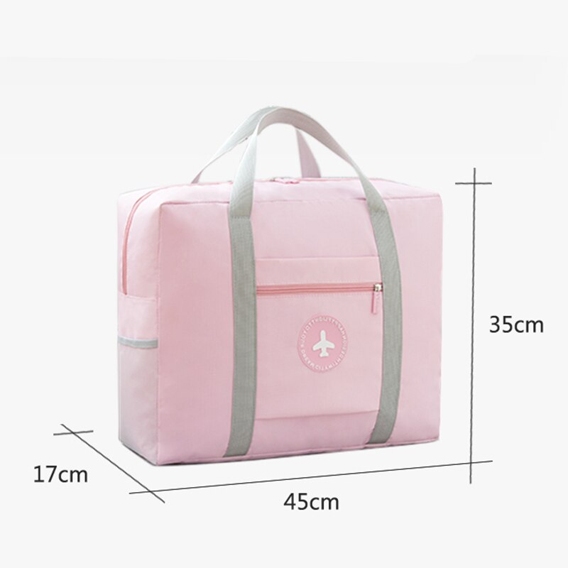 Vrouwen Trolley Case Boardingtas Grote Capaciteit Opvouwbare Reistas Organisator Kleding Opbergtas Buitenland Bagage Sorteren Zak