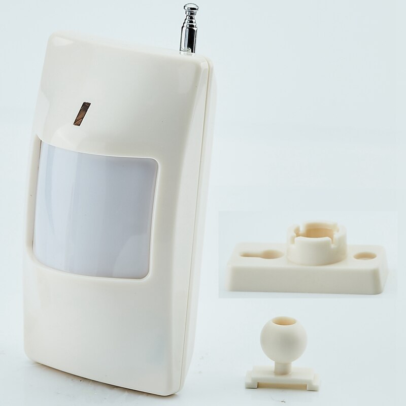 Sensor Pir inalámbrico de antena externa 315Mhz o 43hz Pir Sensor de movimiento Detector para Gsm Pstn ALARMA DE SEGURIDAD PARA EL HOGAR