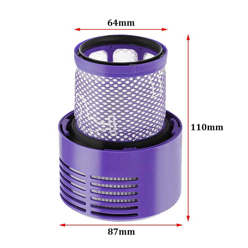 Leadaybetter V10 filter voor Dyson 2 stuks vervangingsfilters Leadaybetter V10 filter voor Dyson 2 stuks vervangingsfilters
