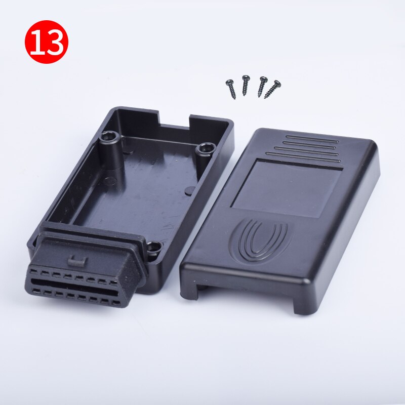 Automotive OBD2 Schweißen Weibliche Diagnose Interface 16pin Stecker OBD2 Gehäuse OBDII Montage