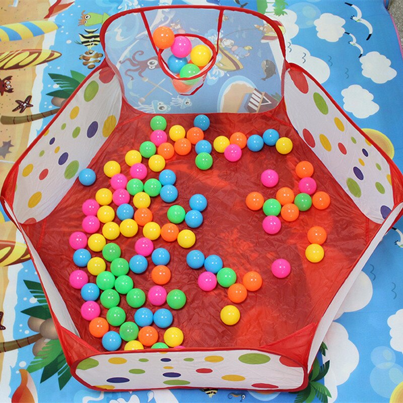 Faltbare kinder Spielzeug Zelt Für Ozean Bälle Baby Spielen Ball Pool Mit Korb Outdoor Indoor Spiel Große Zelt für kinder Ball Pit