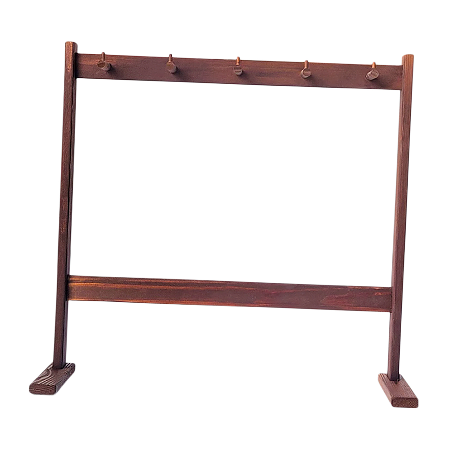 Chime Stand Easy Assembly Wooden Multifunctional Wind Chime Wood Stand Gong Stand for Yoga Tabletop Classroom Bedroom Tea Room