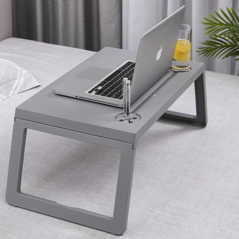 Folding Computer Desks Simple Bedroom Lazy Table Plastic Student Bedroom Bed Table Confinement Table